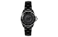 CHANEL Wrist Watch Quartz Movement Ceramic Strap Black Dial Women's Watch H3828