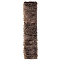 SAINT LAURENT Sheep Wool Scarves Women's Dark Brown