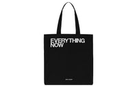 SAINT LAURENT Cotton Tote Bag Shopping Bag Handbag Women's Black