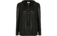 SAINT LAURENT Leather Jackets Women's Black