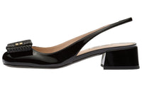 MIU MIU Block Heel High Heels Women's Black
