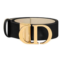 DIOR Leather Belts Women's Black