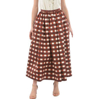 PRADA SS21 Casual Long Skirts Women's Brown