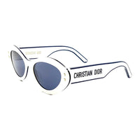 DIOR Acetate Cat Eye Sunglasses Unisex White