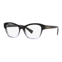 MIU MIU Irregular Shape Eyeglass Frames Women's Black