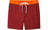 MIU MIU Contrasting-waistband Satin Shorts