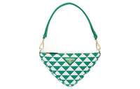 PRADA Fabric With Leather Shoulder Bag, Handbag, Shoulder Bag Mini Women's