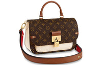 LOUIS VUITTON Vaugirard Cow Leather Handbag Shoulder Bag Regular Women's Milk White