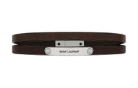 SAINT LAURENT Double-Wrap Id Bracelet