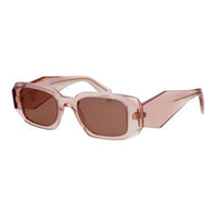PRADA Acetate Rectangular Sunglasses Women's Pink