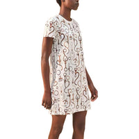 HERMES SS24 Short-Sleeved Dresses Women's White