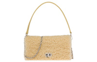 MIU MIU Shearling Shoulder Bag Handbag Shoulder Bag Women's Vanilla Beige