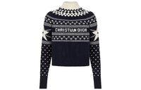 DIOR SS21 Fitted Sweater Women's Dark Blue