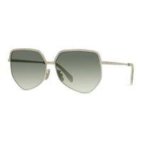 CELINE Irregular Shape Sunglasses Women's Green