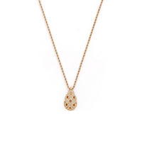 DIOR Rhinestone embellished Pendant Necklace