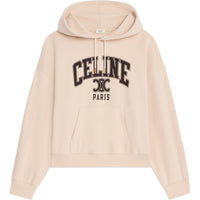CELINE Oversized CELINE Hoodie In Cotton Fleece