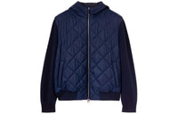 Loro Piana Ampay Hooded Bomber Jackets Coats Men's Navy