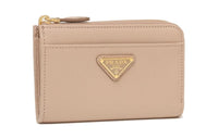 PRADA Leather Wallet Women's Pink