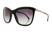 CHANEL - Irregular Shape Sunglasses Women's Black