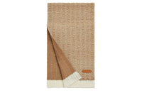 HERMES Knit Scarves Women's Camel