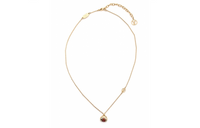 LOUIS VUITTON Rhinestone Metal Necklaces Women's Gold