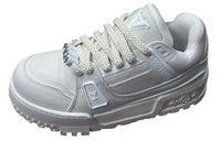LOUIS VUITTON Trainer Maxi Low-Top Skateboard Shoes Men's White