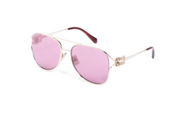 MIU MIU Metal Aviator Sunglasses Women's Gold