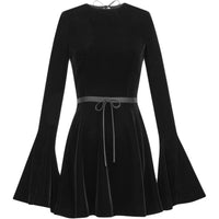 SAINT LAURENT Backless Skater Dress