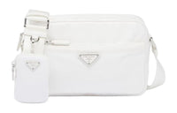 PRADA Re-Nylon Fabric Crossbody Bag Shoulder Bag Women's White