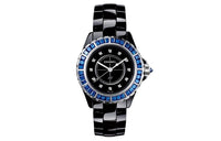 CHANEL Wrist Watch Quartz Movement Ceramic Strap Black Dial Unisex