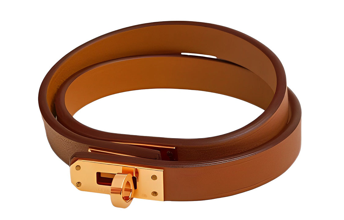 HERMES Wristbands Women's Brown