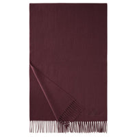Loro Piana Cashmere Knit Scarves Women's Burgundy