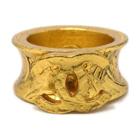 CHANEL Gold-Plated Rings Women's Gold