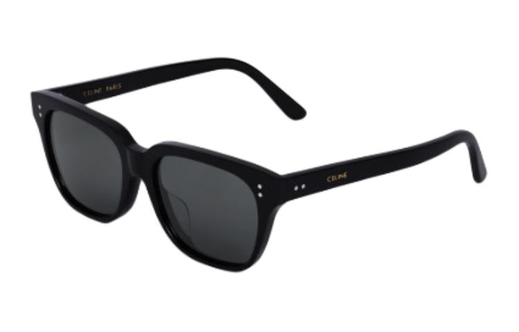 CELINE Acetate Square Sunglasses Men's Black