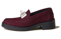HERMES Loafers Women's Mahogany Brown