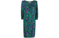 SAINT LAURENT SS23 Long-Sleeved Dresses Women's Green