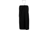 SAINT LAURENT Silk Satin Strapless Minidress