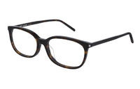 SAINT LAURENT Acetate Irregular Shape Eyeglass Frames Women's Tortoiseshell