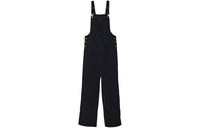 MIU MIU Velvet Overall Jumpsuit Overalls Women's Black
