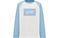 DIOR Sweatshirt Kids' Apparel Long Sleeved T Shirt Blue Kids'