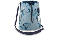 LOUIS VUITTON Sac Marin Hickory Stripes Denim
