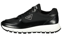 PRADA Cushioning Low Top Sports Casual Shoes Men's Black