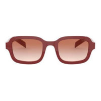 PRADA Rectangular Sunglasses Unisex Red
