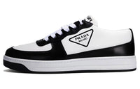 PRADA Low-Top Skateboard Shoes Women's Black White