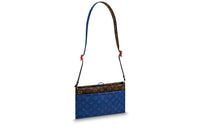 LOUIS VUITTON Canvas Shoulder Bag Crossbody Bag Unisex Blue