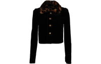 SAINT LAURENT SS22 Parka Coat Women's Black