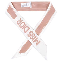 DIOR Silk Silk Scarves Women's Pink