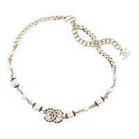 CHANEL Artificial Pearl Necklaces Women's Multicolor