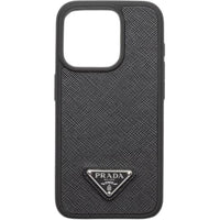 PRADA Leather Material Refined Phone Cases Compatible With IPhone 15 Pro Luxury