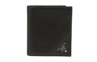 PRADA Leather Wallet Men's Black